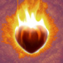 fiery heart logo.